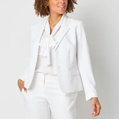 Black Label by Evan-Picone Womens Classic Fit Suit Jacket