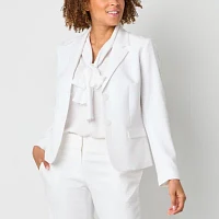 Black Label by Evan-Picone Womens Classic Fit Suit Jacket