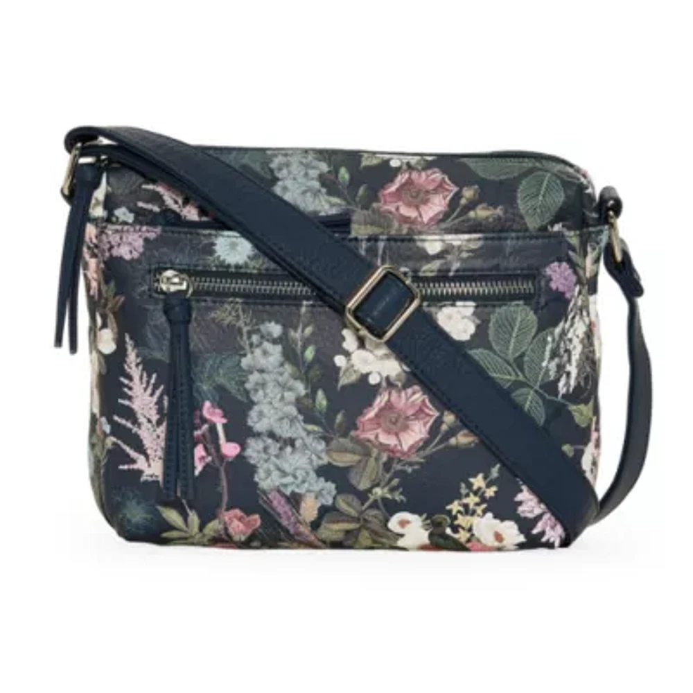 Bueno of California Floral Mini Crossbody Bag