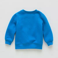 Okie Dokie Baby Boys Crew Neck Long Sleeve Fleece Sweatshirt