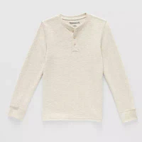 Thereabouts Little & Big Boys Henley Neck Long Sleeve Thermal Top