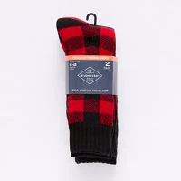 St. John's Bay Thermal Mens 2 Pair Boot Socks