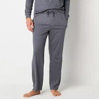 Stafford Mens Pajama Ribbed Fleece Pants