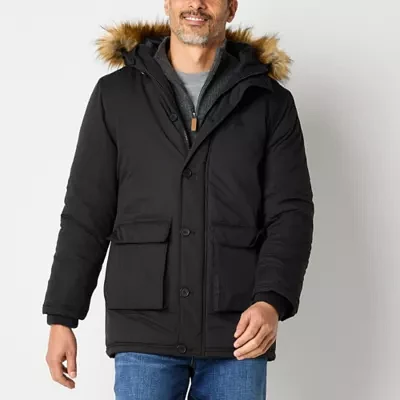 St. John's Bay Mens Sherpa Lined Heavyweight Parka