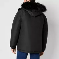 Canada Weather Gear Mens Water Resistant Wind Resistant Hooded Heavyweight Parka