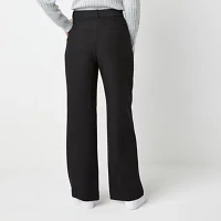 by&by Womens Fitted Wide Leg-Juniors Suit Pants