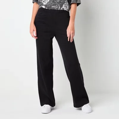 Arizona Womens Wide Leg Sweatpant-Juniors