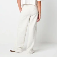 Arizona Womens Wide Leg Sweatpant-Juniors