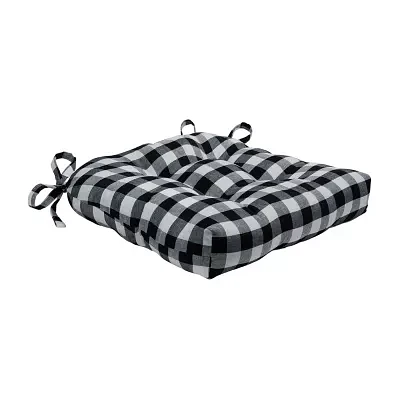 Achim Buffalo Check Tufted Dining Cushions