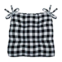 Achim Buffalo Check Tufted Dining Cushions