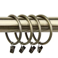 Rod Desyne Set of 10 Heavy-Duty 2½" Curtain Clip Rings