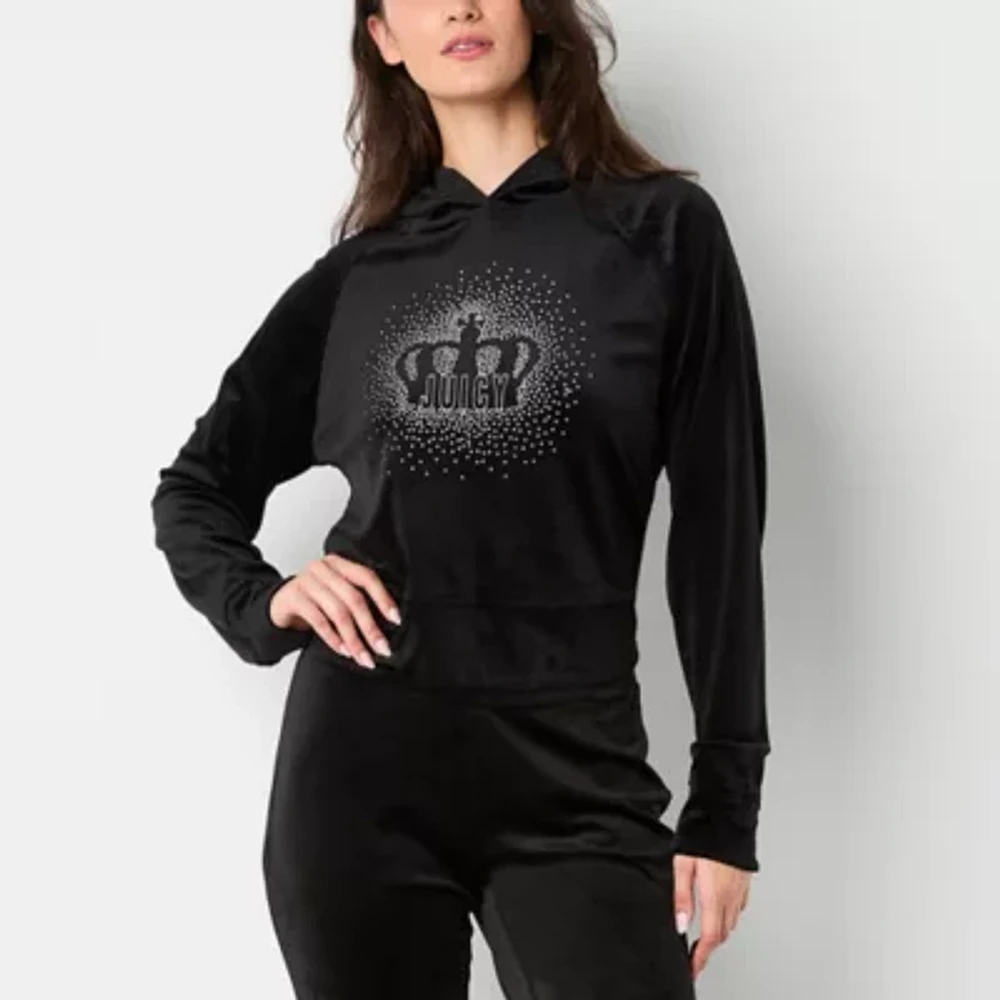 Juicy By Couture Juniors Womens Long Sleeve Sweatshirt