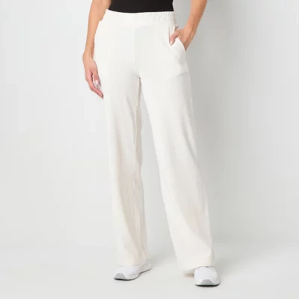 Juicy By Couture Womens Mid Rise Straight Track Pant-Juniors