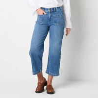 St. John's Bay Womens High Rise Cropped Jean