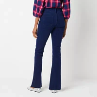 St. John's Bay Secretly Slender Womens Mid Rise Bootcut Corduroy Pant