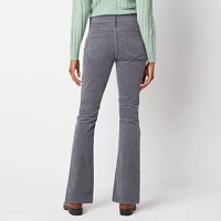 St. John's Bay Secretly Slender Womens Mid Rise Bootcut Corduroy Pant