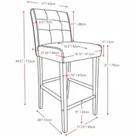 Antonio Bar Height Barstool