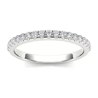 2MM 1/ CT. T.W. Natural White Diamond 10K Gold Wedding Band