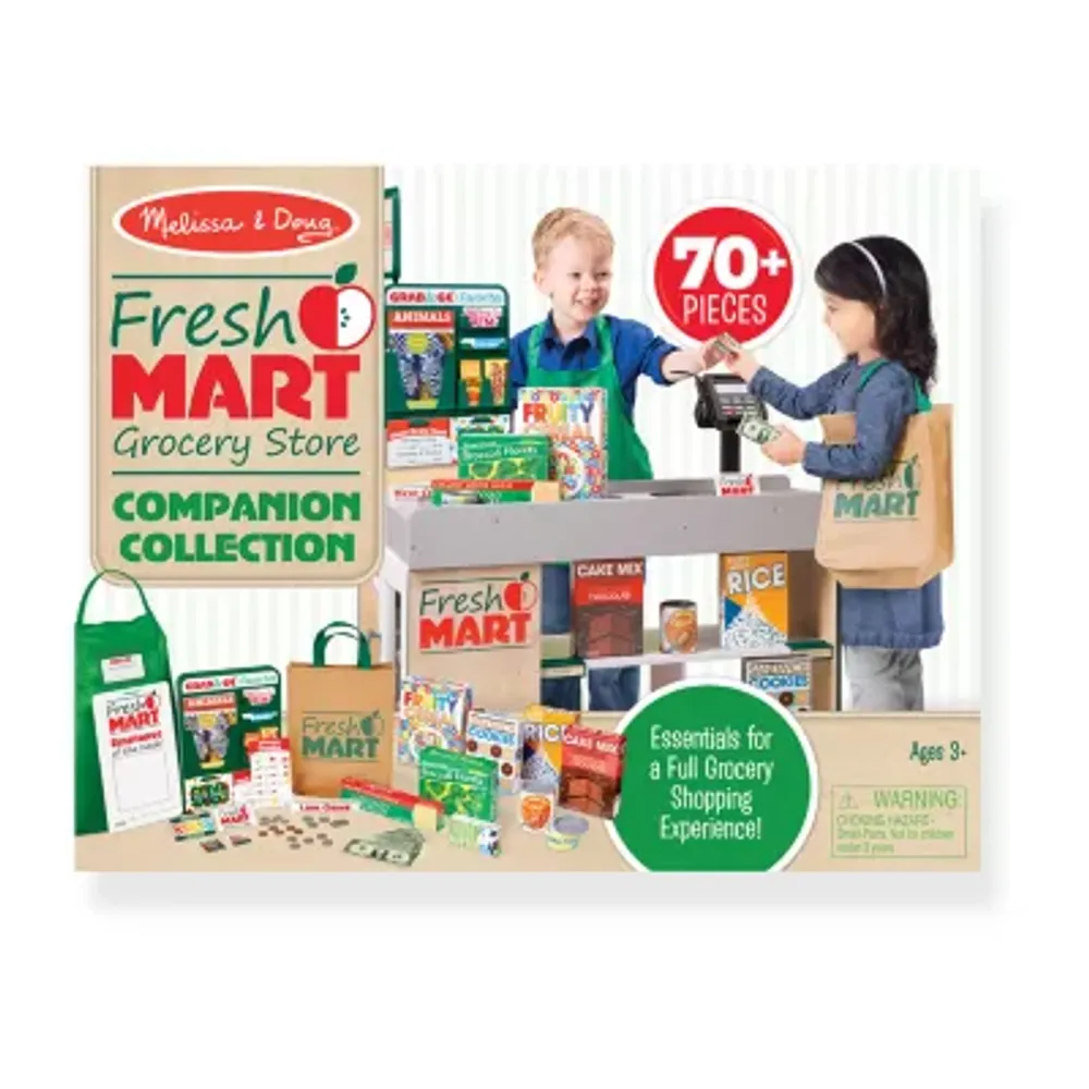 Melissa & Doug Fresh Mart Grocery Store Companion Collection Play Kitchen