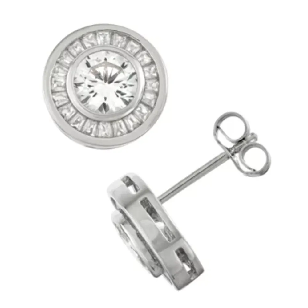 YES PLEASE! 2.5 CT.T.W. Lab-Created White Sapphire Stud Earrings in  Sterling Silver - JCPenney