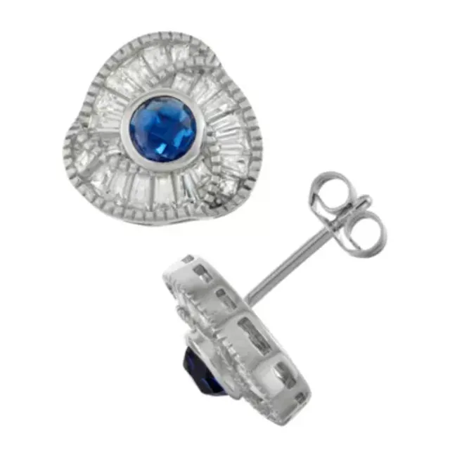 YES PLEASE! 2.5 CT.T.W. Lab-Created White Sapphire Stud Earrings in  Sterling Silver - JCPenney