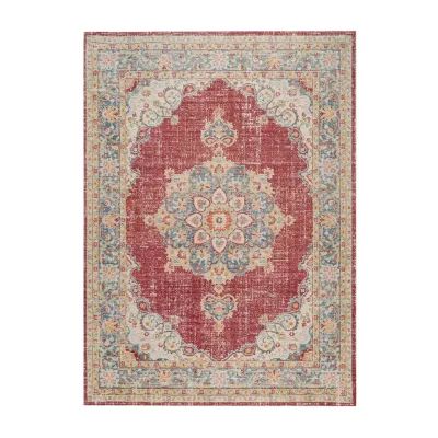 Amer Rugs Cienieka Hiromi Vintage Medallion Indoor Rectangular Accent Rug