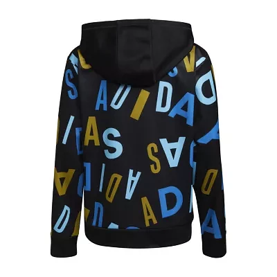adidas Big Boys Fleece Hoodie