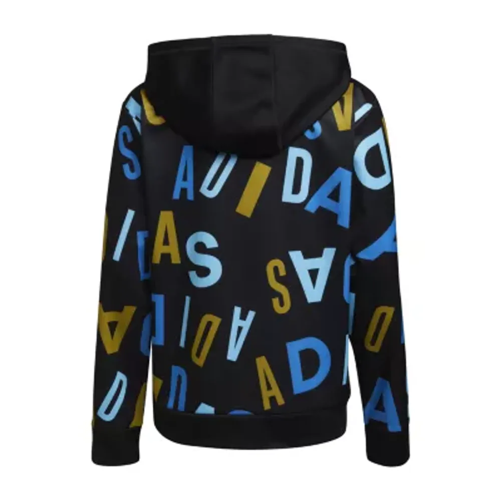 adidas Big Boys Fleece Hoodie