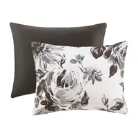 Intelligent Design Renee Floral Print Duvet Cover Set with decorative pillows