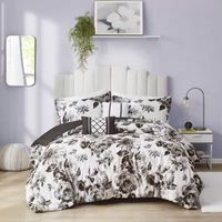 Intelligent Design Renee Floral Comforter Set with decorative pillows