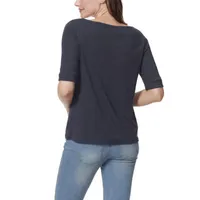 Gloria Vanderbilt® Alanis Boat Neck T-Shirt