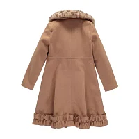 S Rothschild Little & Big Girls Heavyweight Dress Coat