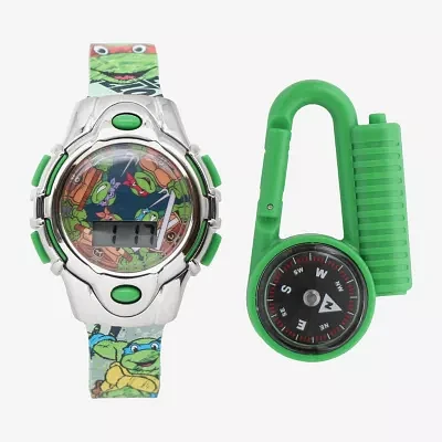 Nickelodeon Teenage Mutant Ninja Turtles Boys Multicolor Strap Watch Tmn40049jc