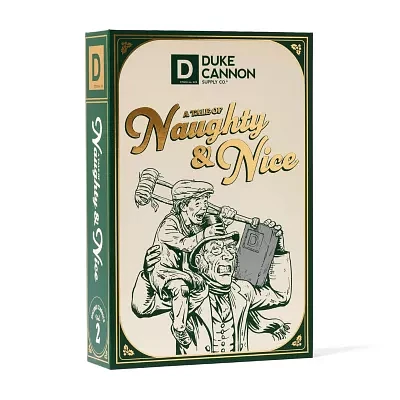 Duke Cannon Naughty & Nice Book 4 Pack Gift Set