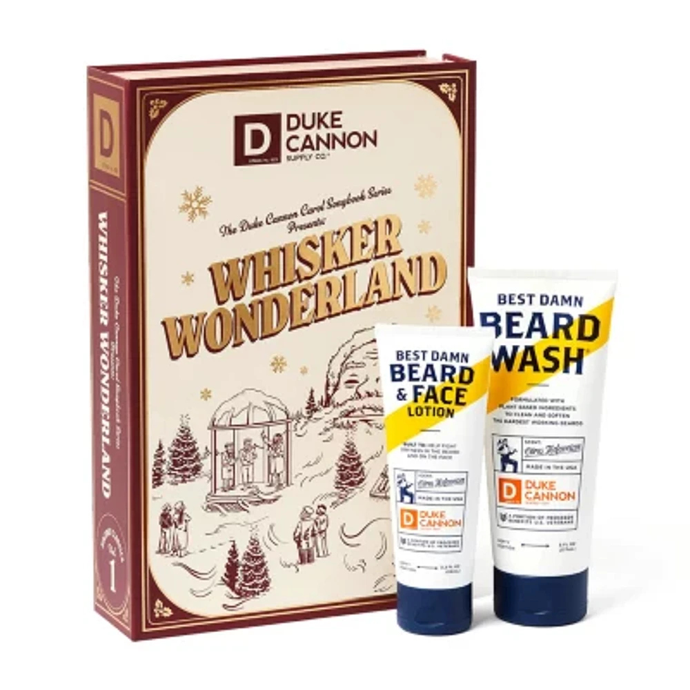 Duke Cannon Mens Whisker Wonderland Beard 2 Pack Gift Set