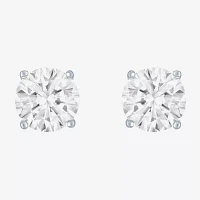 YES PLEASE! 2.5 CT.T.W. Lab-Created White Sapphire Stud Earrings in Sterling Silver