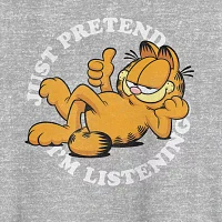 Big and Tall Mens Crew Neck Short Sleeve Classic Fit Garfield Graphic T-Shirt