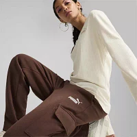 PUMA Womens Mid Rise Straight Cargo Pant