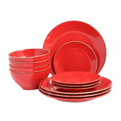 Porland Seasons Collection 12-pc. Porcelain Dinnerware Set