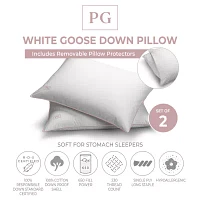 Pillow Gal \White Down Soft Bed Pillows