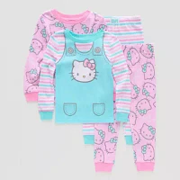 Toddler Girls 4-pc. Hello Kitty Pajama Set