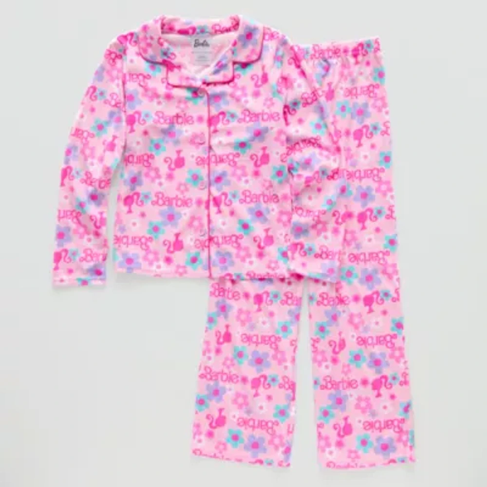 Little & Big Girls 2-pc. Barbie Pajama Set