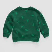 Okie Dokie Baby Unisex Crew Neck Long Sleeve Fleece Sweatshirt