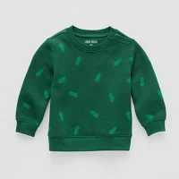Okie Dokie Baby Unisex Crew Neck Long Sleeve Fleece Sweatshirt