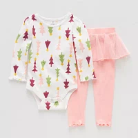 Okie Dokie Baby Girls 2-pc. Pant Set