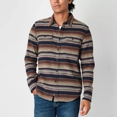 Frye and Co. Mens Regular Fit Long Sleeve Flannel Shirt