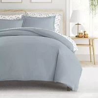 Casual Comfort Solid Down Alternative Complete Bedding Set with Sheets