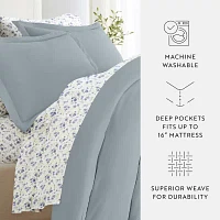 Casual Comfort Solid Down Alternative Complete Bedding Set with Sheets