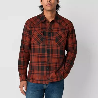 Frye and Co. Mens Regular Fit Long Sleeve Flannel Shirt
