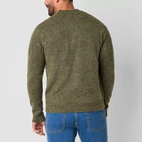 Frye and Co. Mens Mock Neck Long Sleeve Pullover Sweater